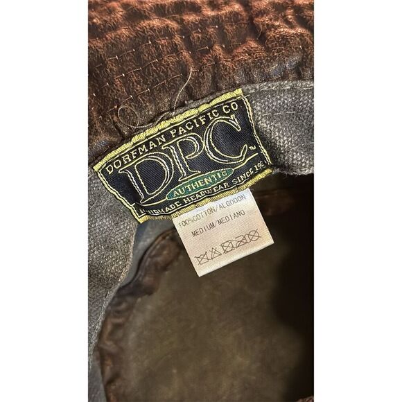 Dorfman Pacific Unisex Outback Hat M Brown Canvas Travel Summer Hat - Picture 5 of 6